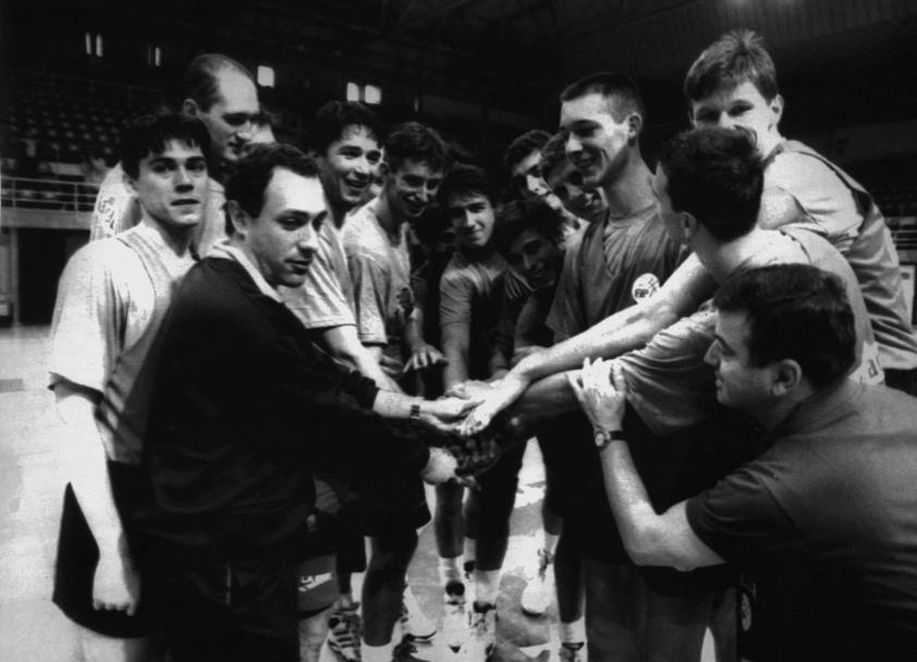 1993 Modena Ettore Messina allenatore della Nazionale italiana di basket 